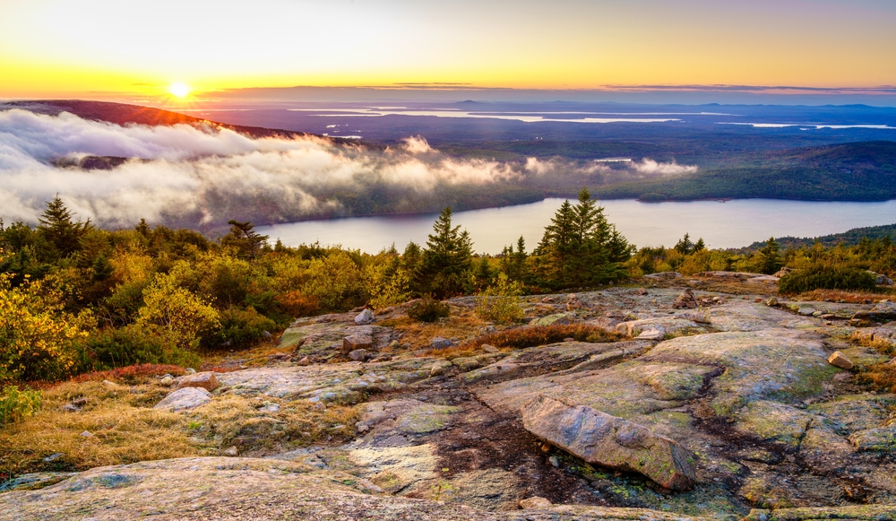 Cadillac Mountain at Acadia National Park